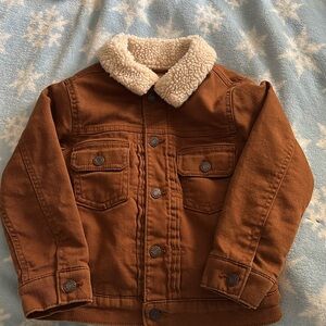 Kid’s Sherpa denim jacket